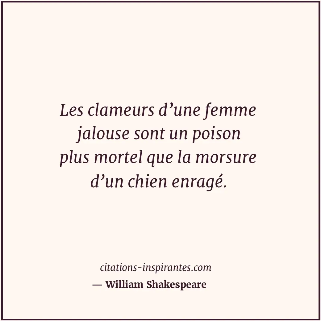 Citation de William Shakespeare