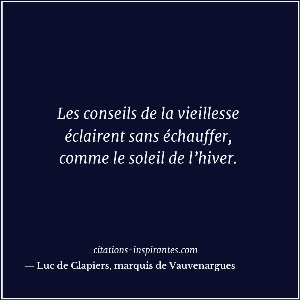 Citation de Luc de Clapiers, marquis de Vauvenargues