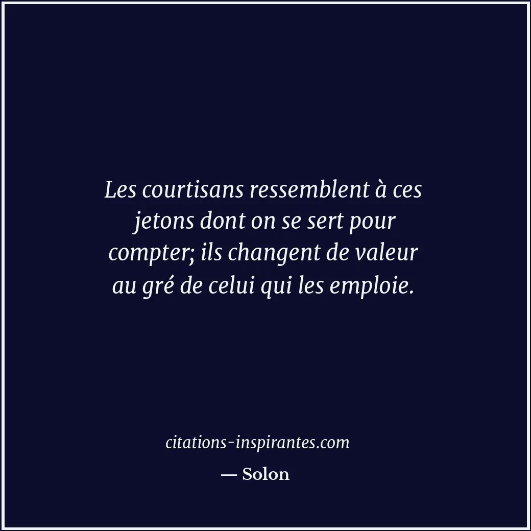 Citation de Solon