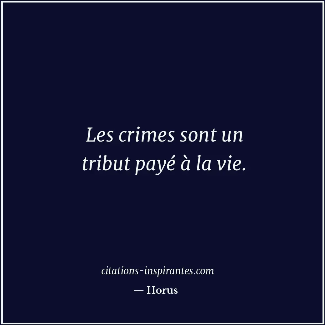 Citation de Horus