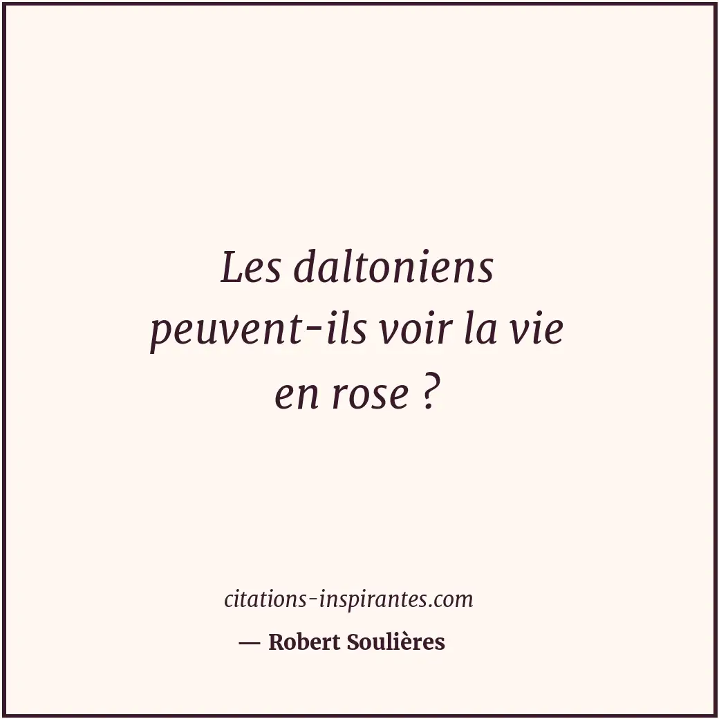 Citation de Robert Soulières