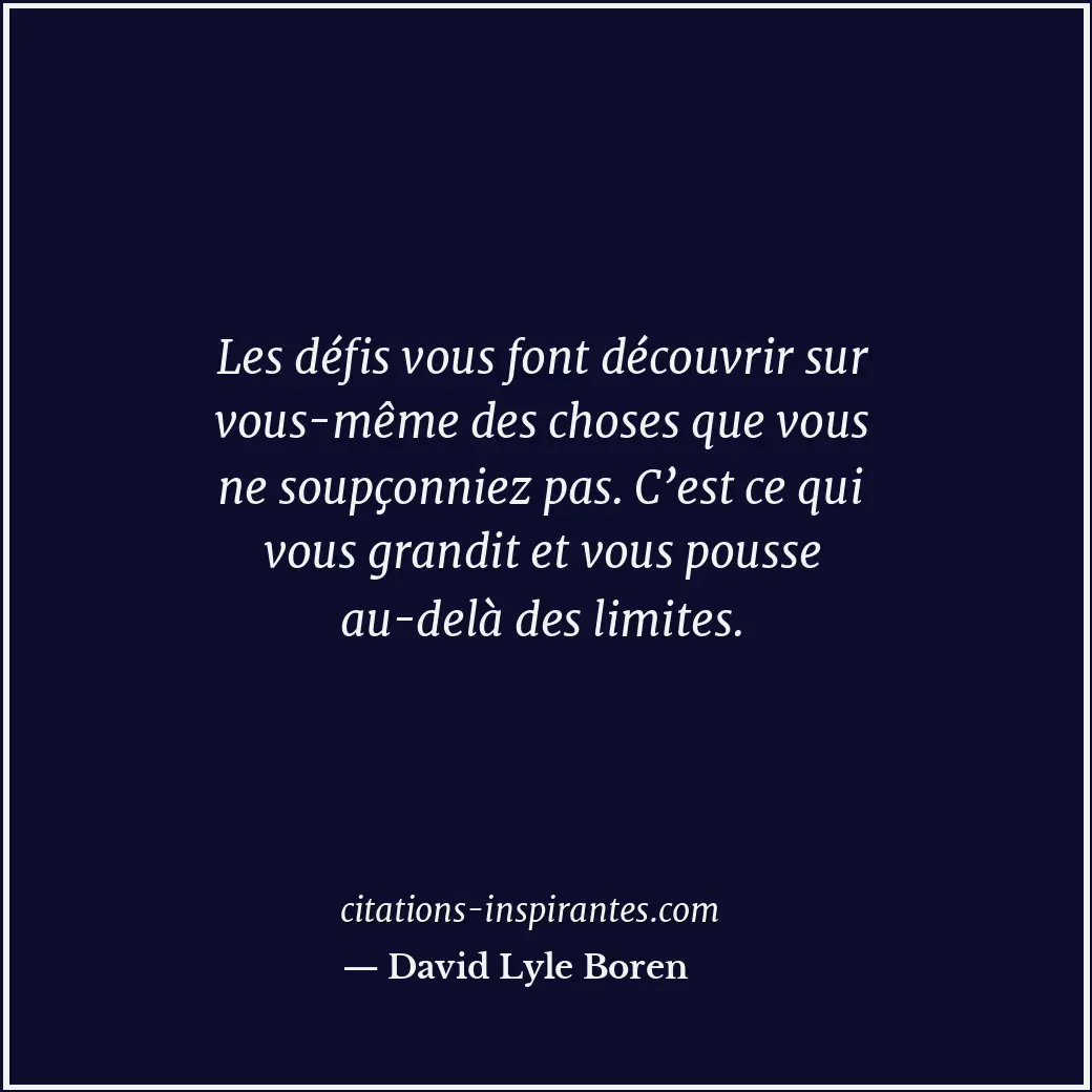 Citation de David Lyle Boren