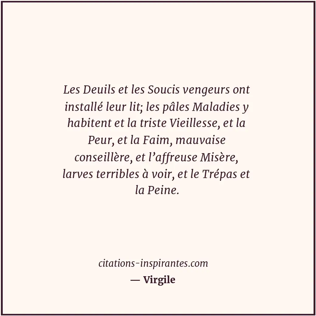 Citation de Virgile