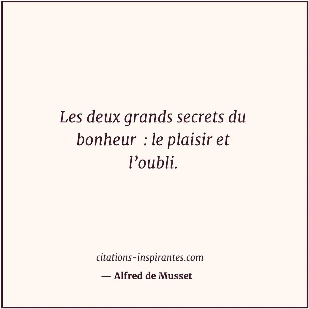 Citation de Alfred de Musset
