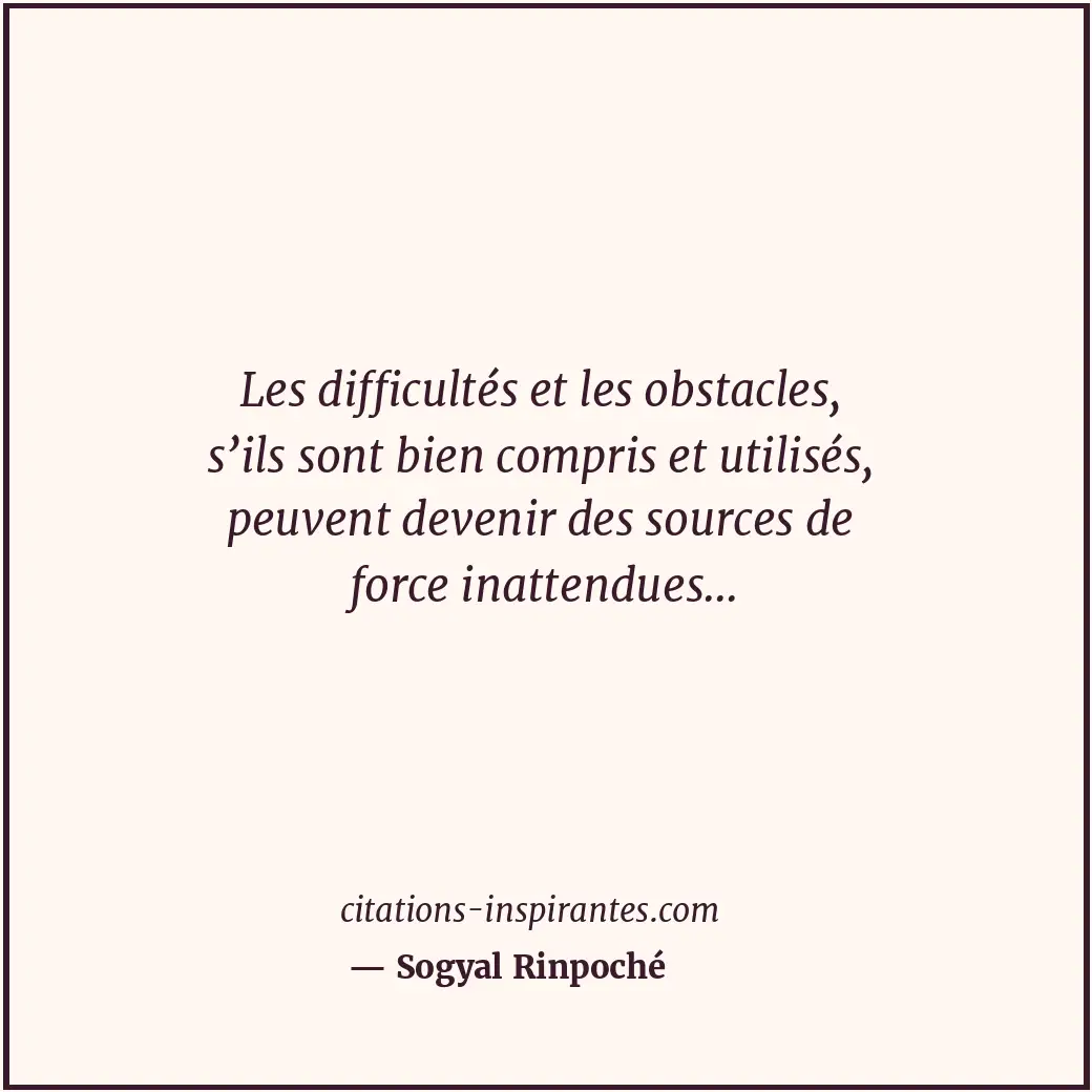 Citation de Sogyal Rinpoché