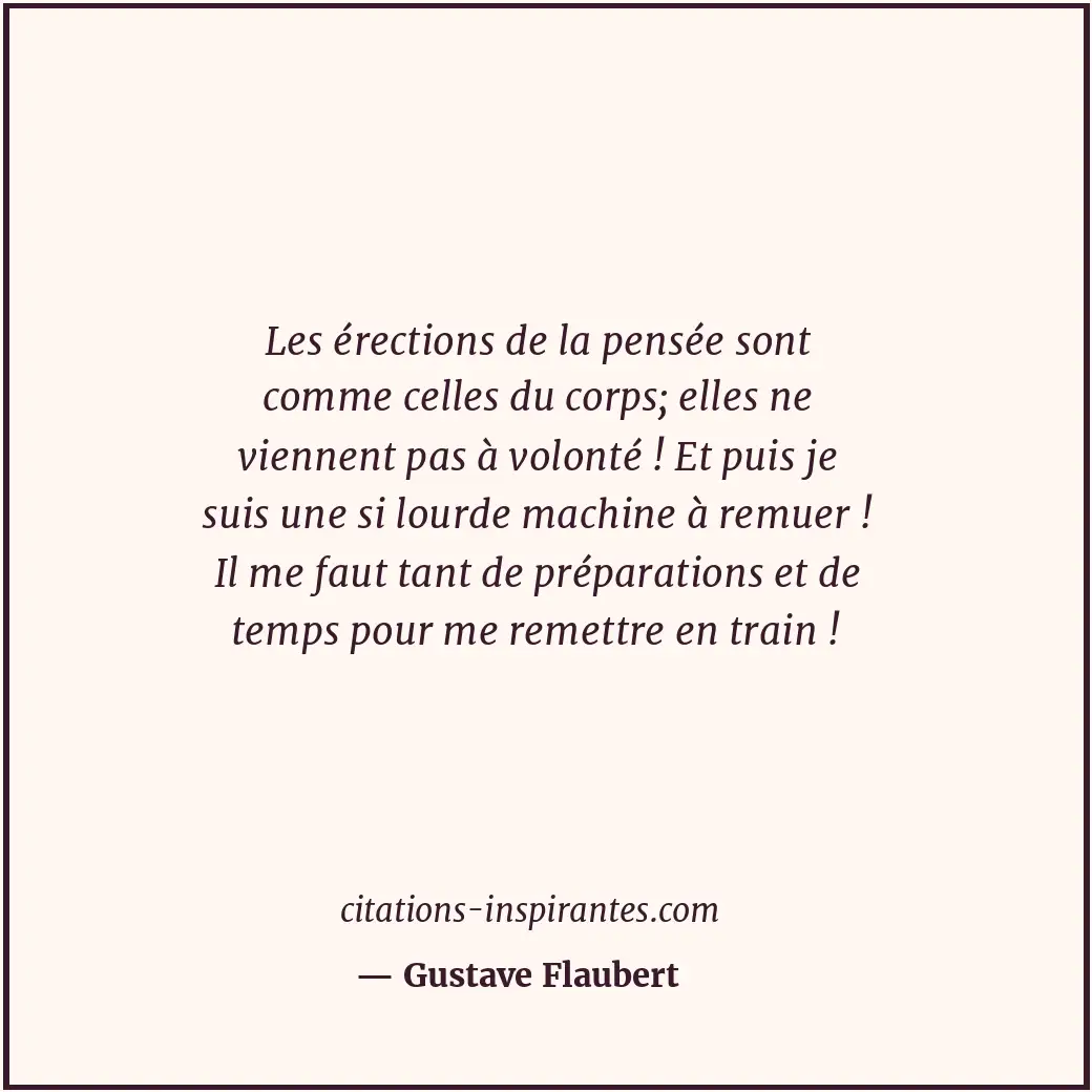 Citation de Gustave Flaubert