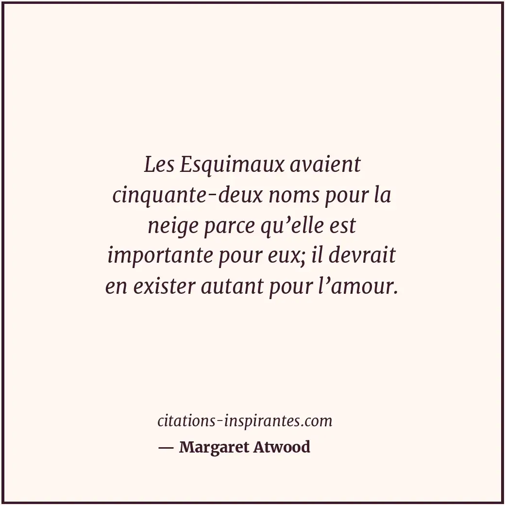 Citation de Margaret Atwood