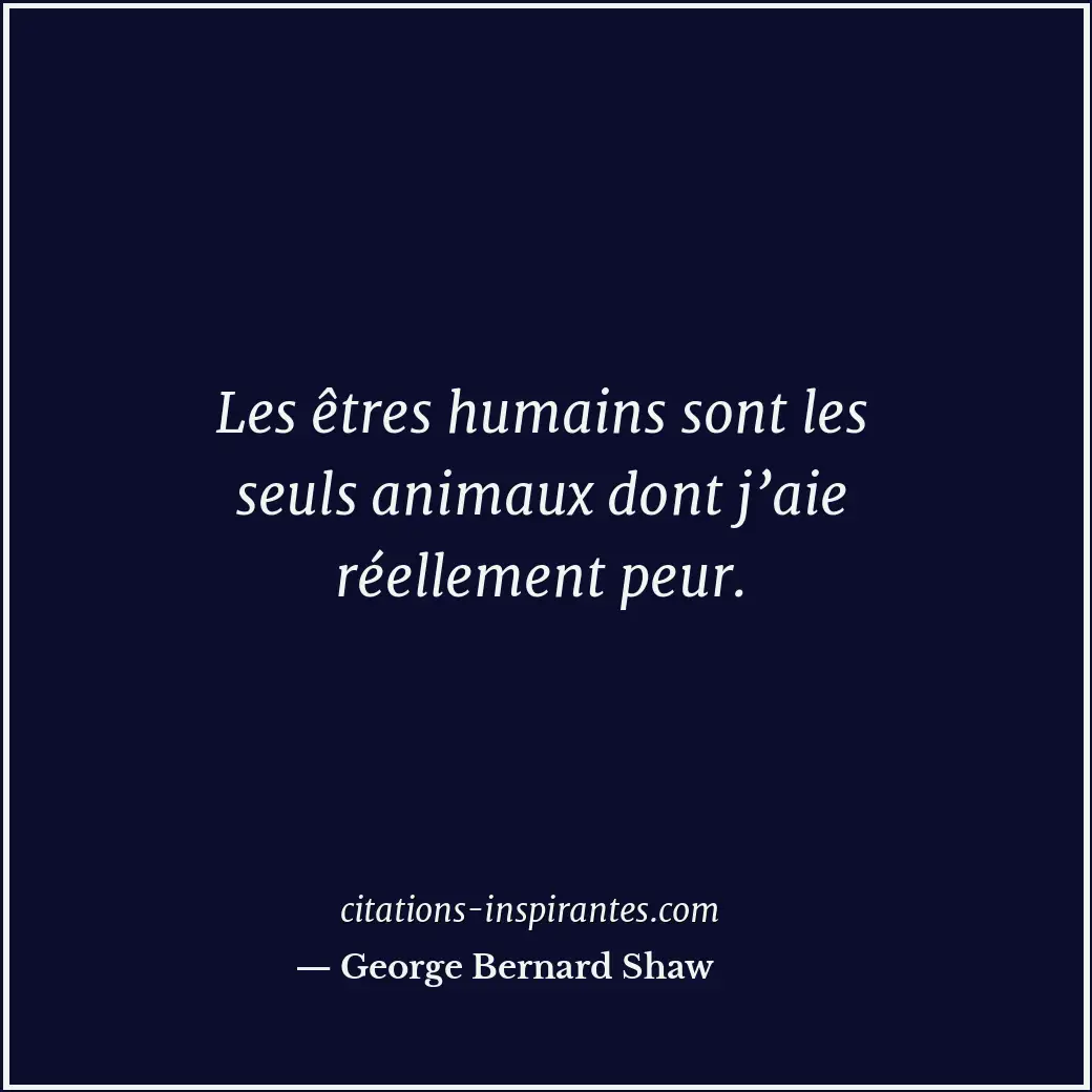 Citation de George Bernard Shaw