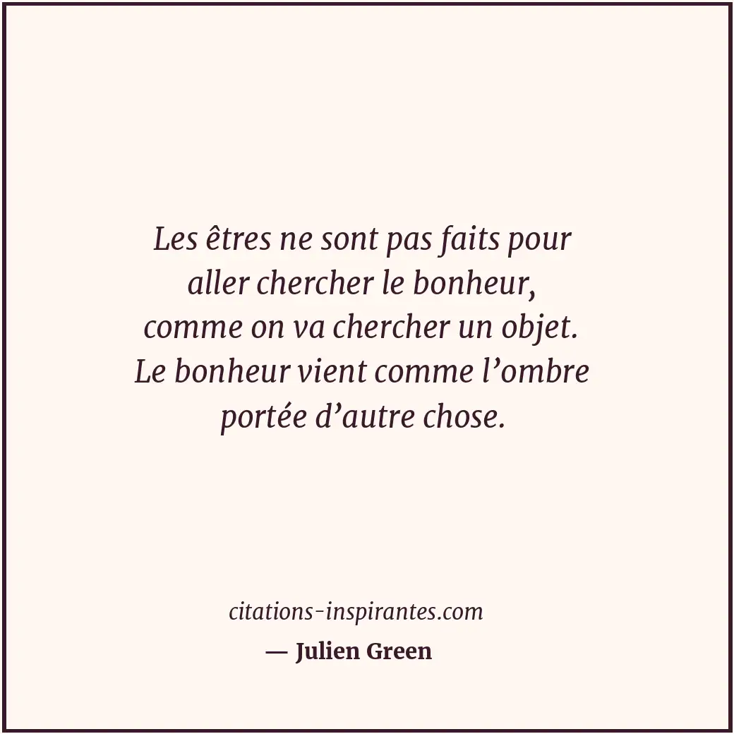 Citation de Julien Green