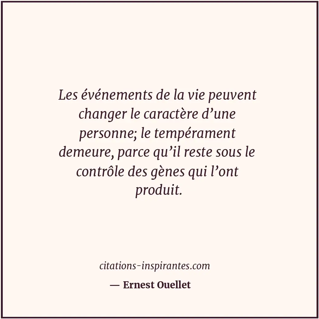 Citation de Ernest Ouellet