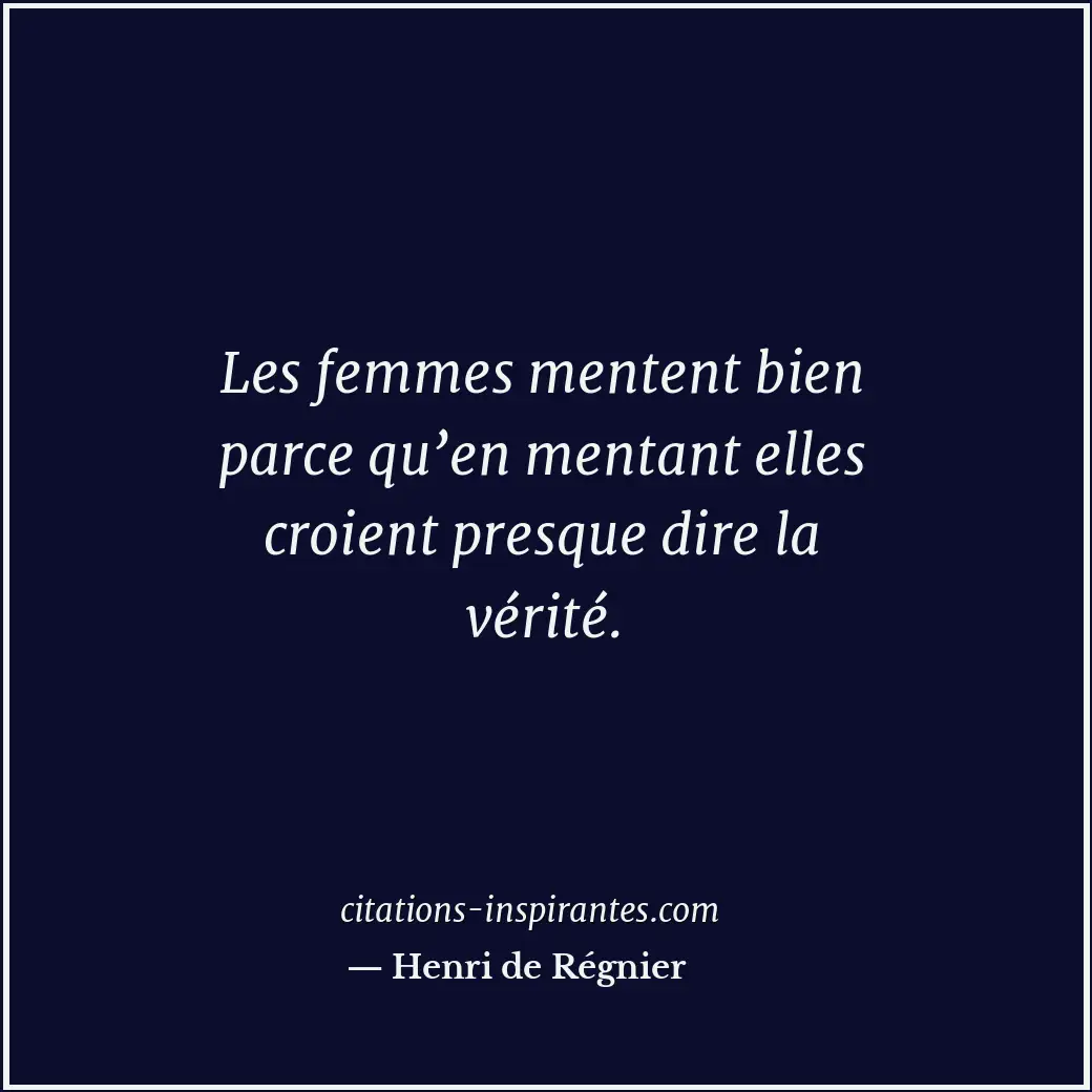 Citation de Henri de Régnier