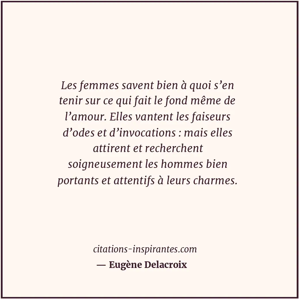 Citation de Eugène Delacroix