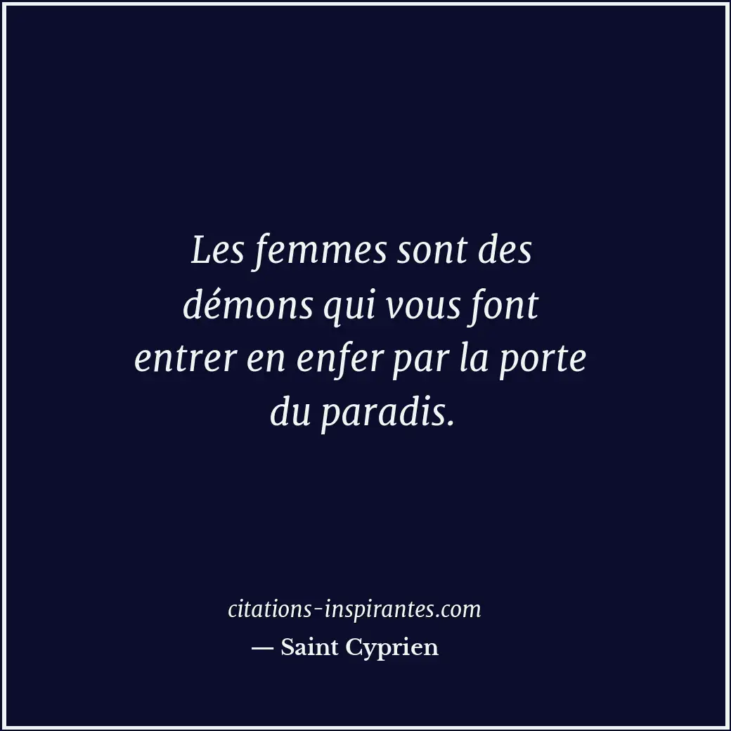 Citation de Saint Cyprien