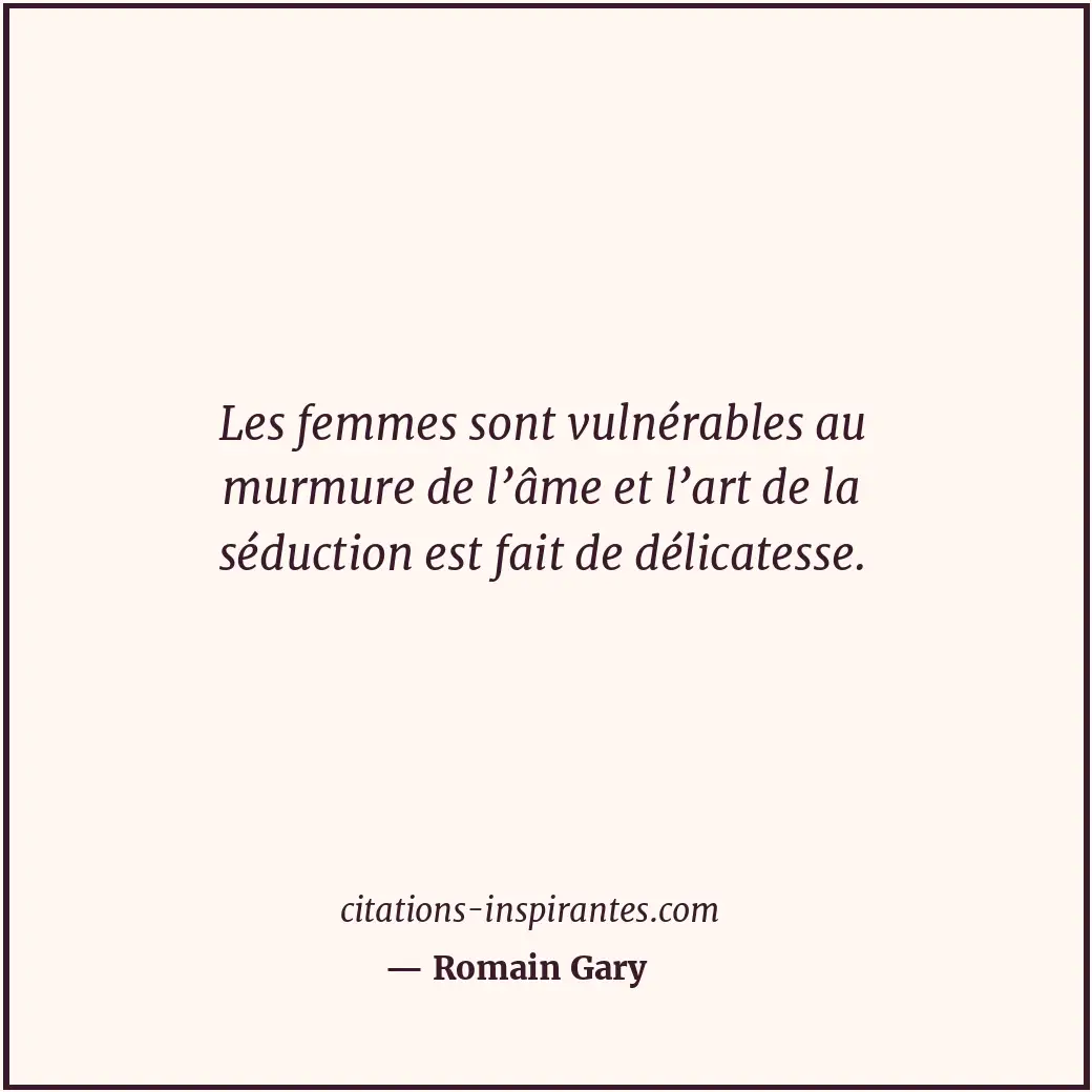 Citation de Romain Gary
