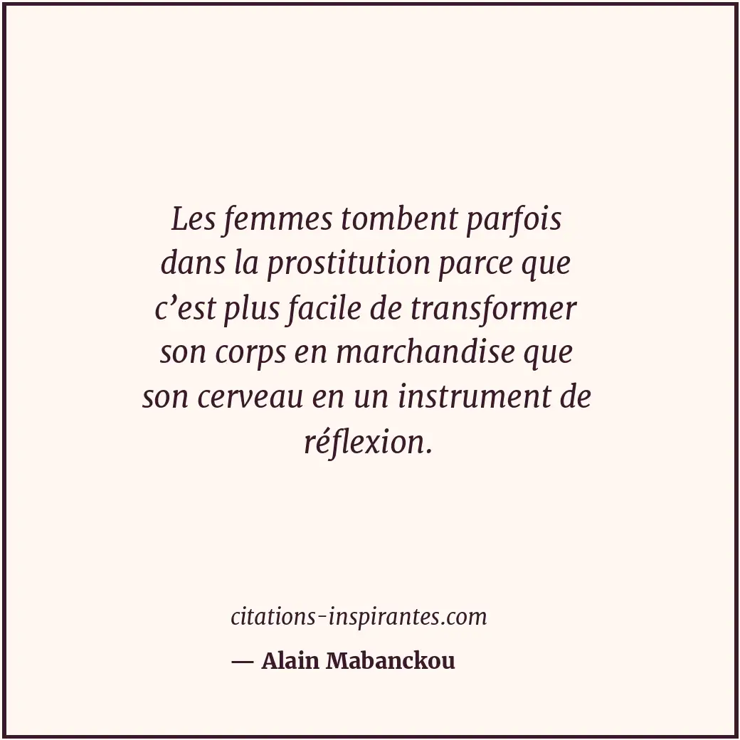 Citation de Alain Mabanckou