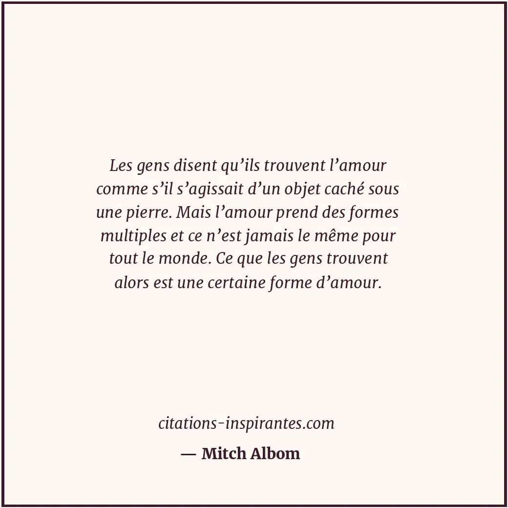 Citation de Mitch Albom