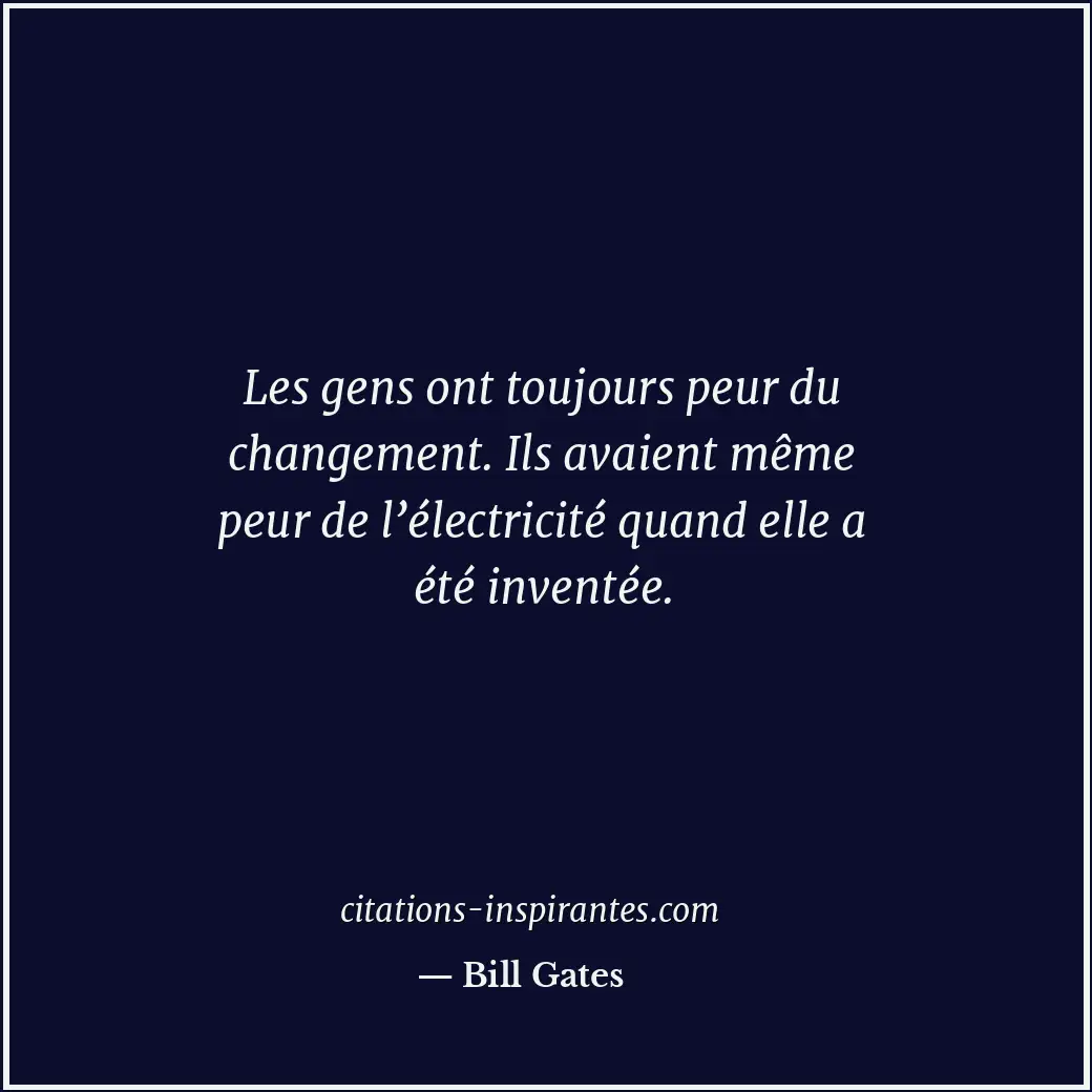 Citation de Bill Gates