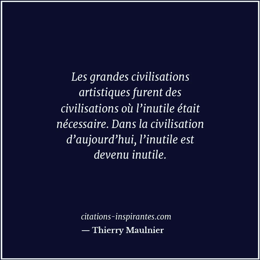 Citation de Thierry Maulnier
