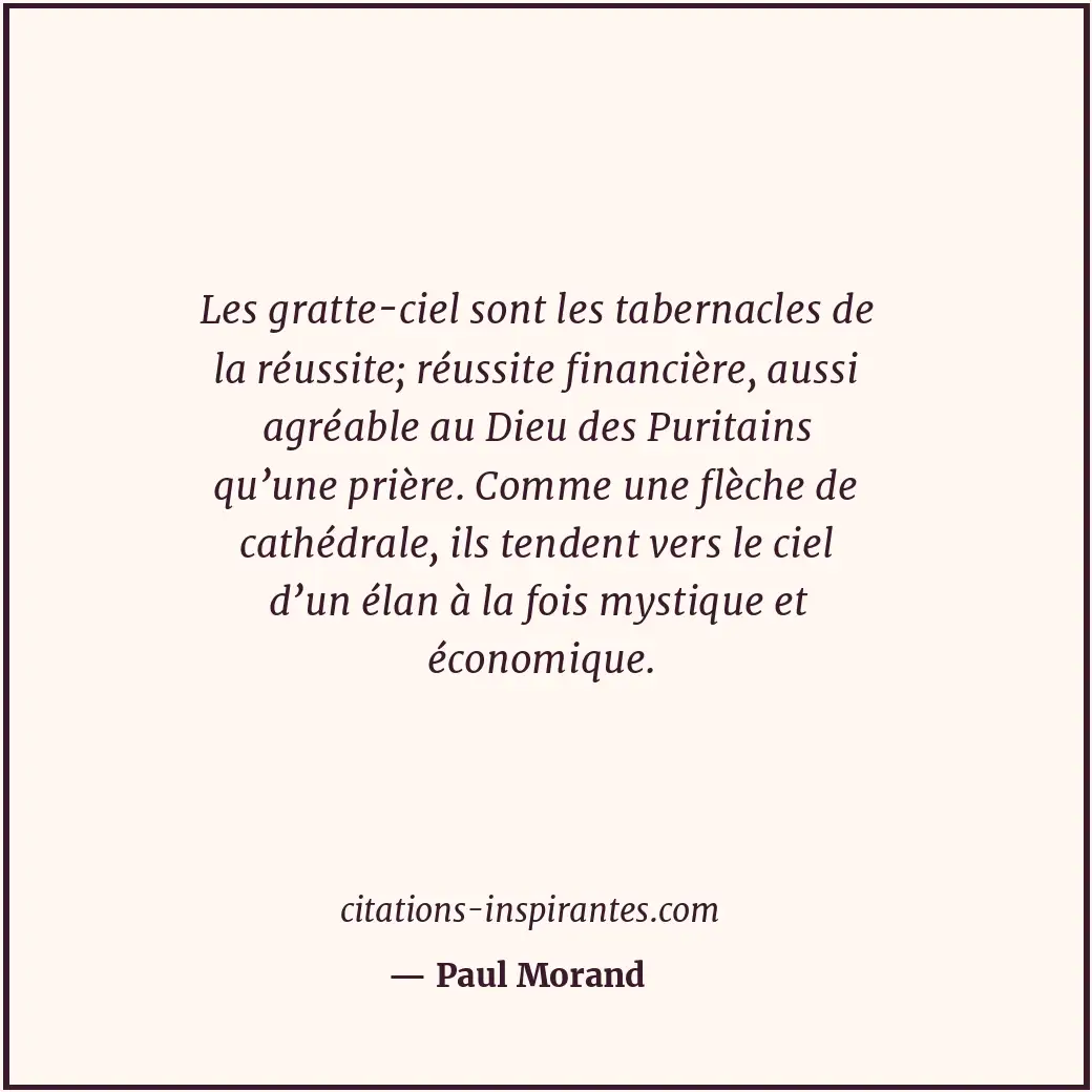 Citation de Paul Morand