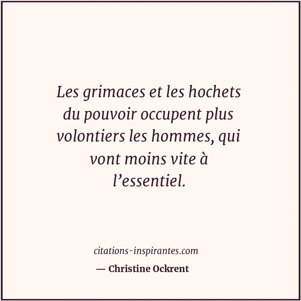 Citation de Christine Ockrent