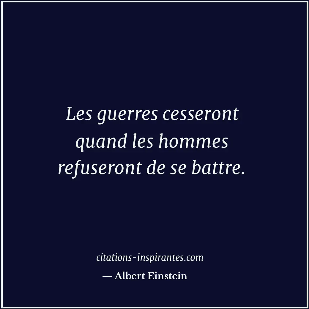 Citation de Albert Einstein