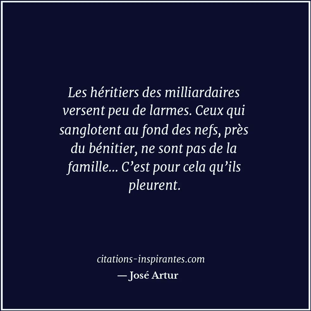 Citation de José Artur