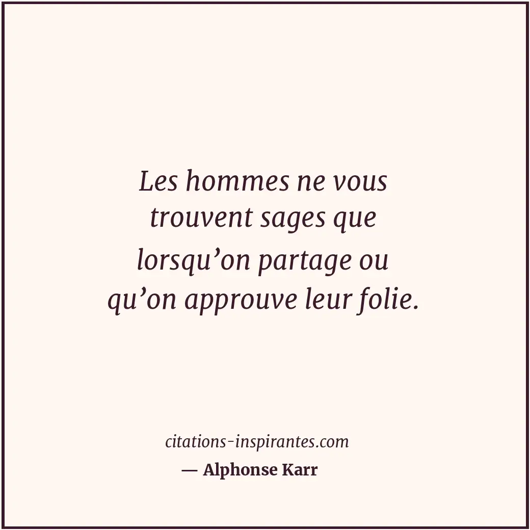 Citation de Alphonse Karr