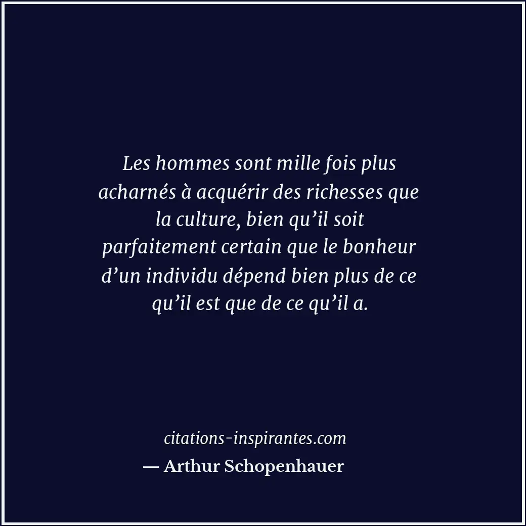 Citation de Arthur Schopenhauer