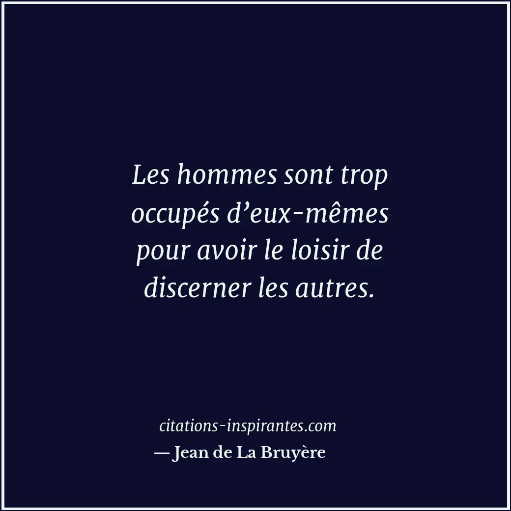 Citation de Jean de La Bruyère