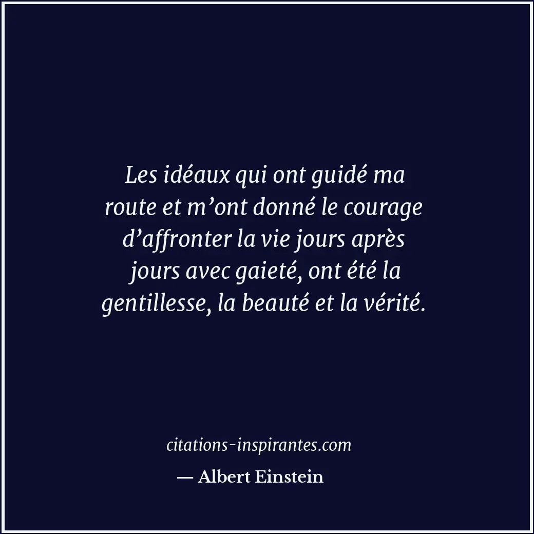 Citation de Albert Einstein