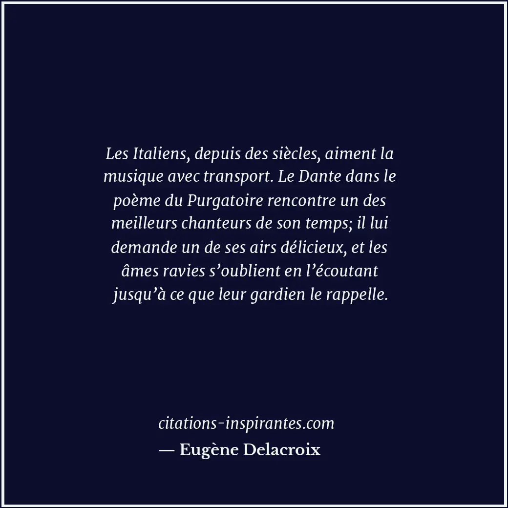 Citation de Eugène Delacroix