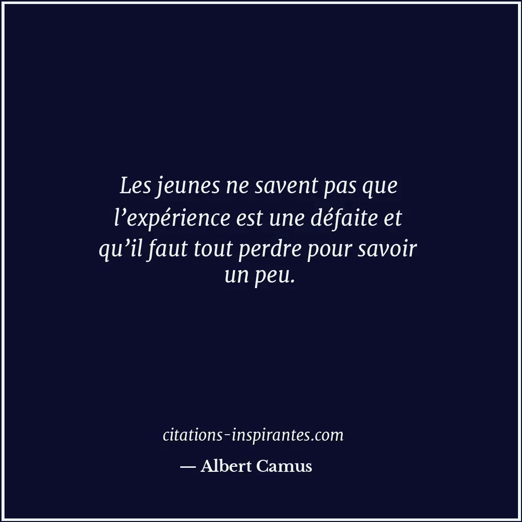 Citation de Albert Camus