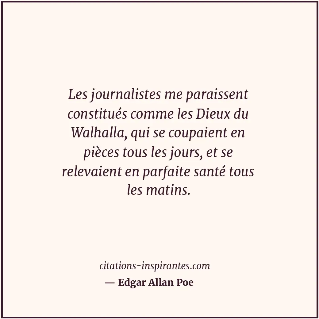 Citation de Edgar Allan Poe