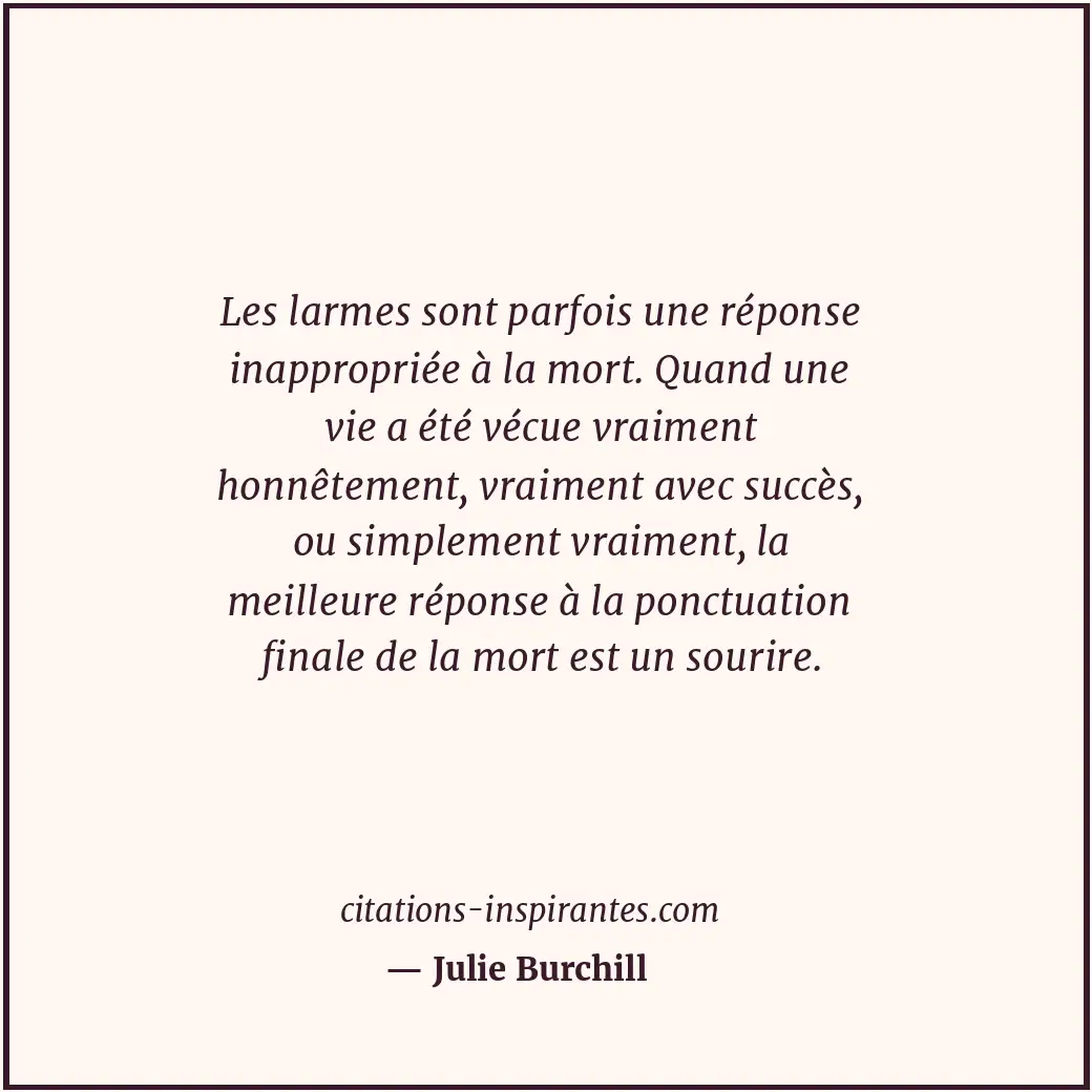Citation de Julie Burchill