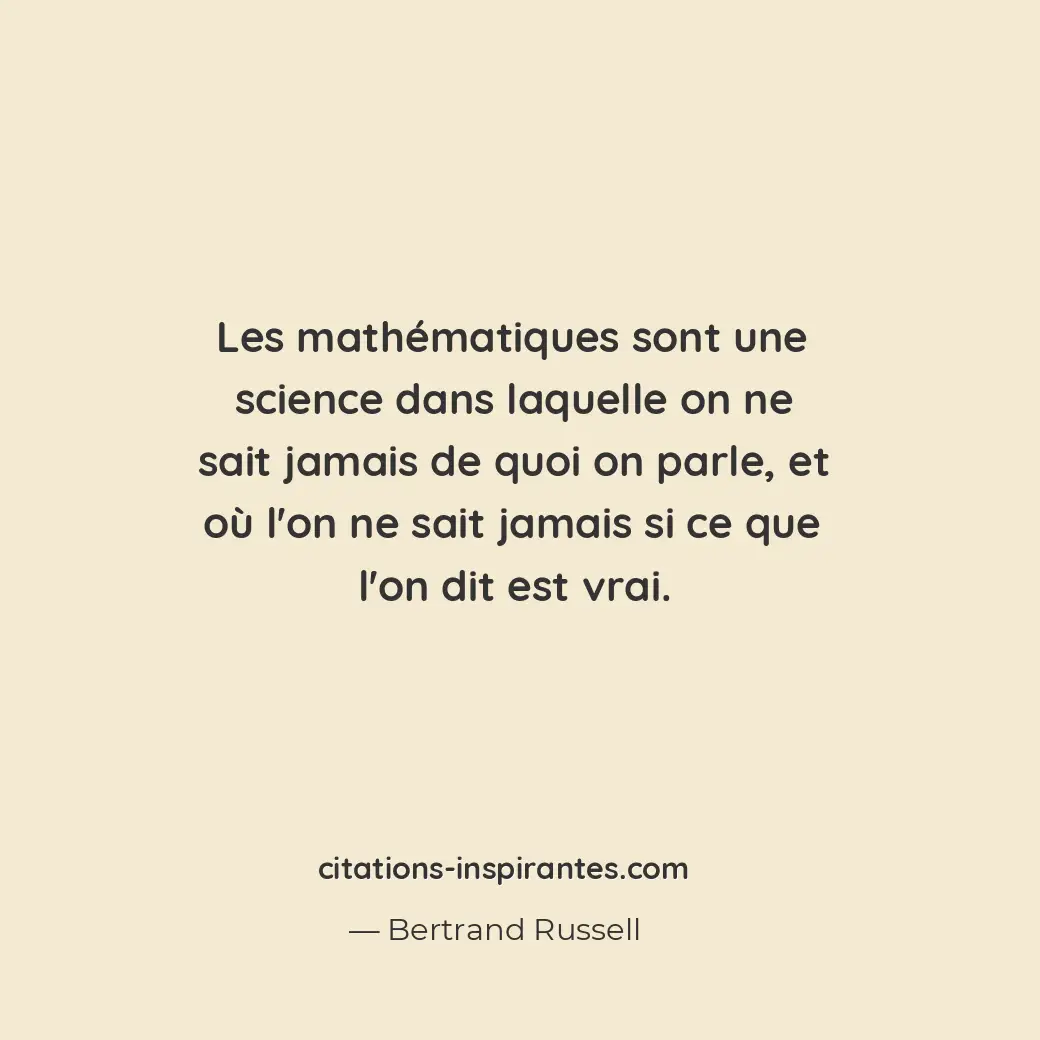 Citation de Bertrand Russell