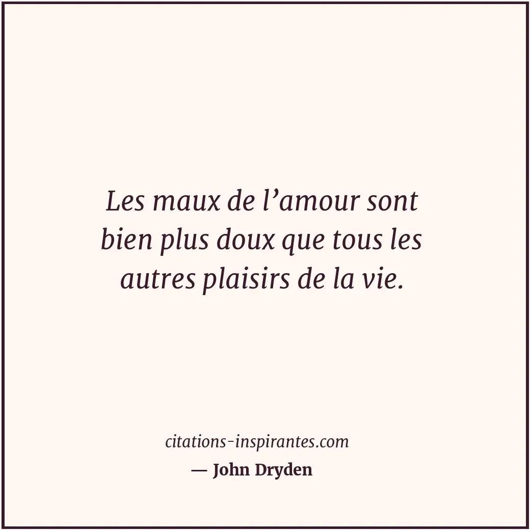 Citation de John Dryden