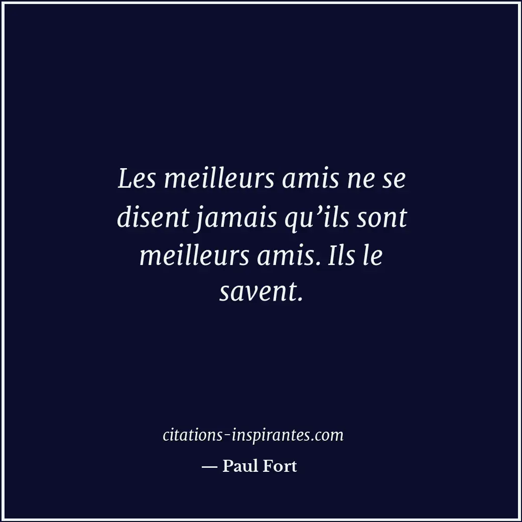Citation de Paul Fort
