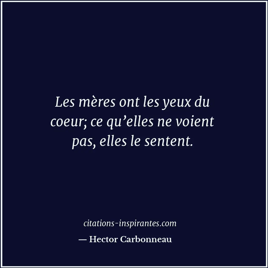 Citation de Hector Carbonneau