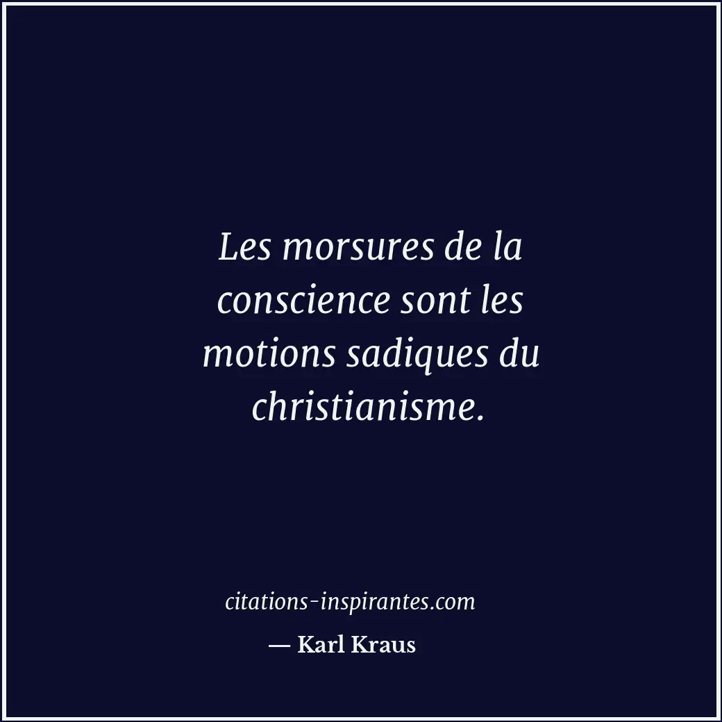 Citation de Karl Kraus