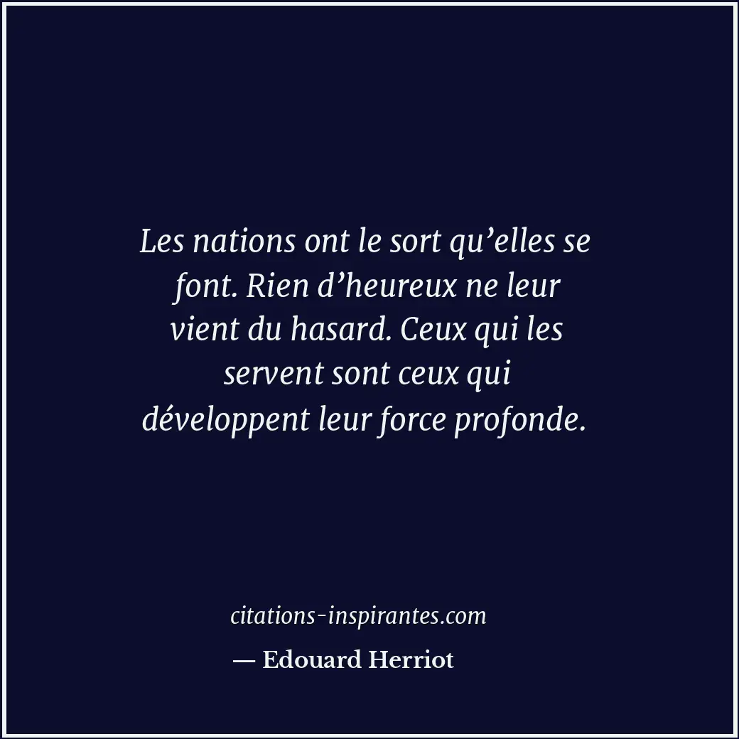 Citation de Edouard Herriot