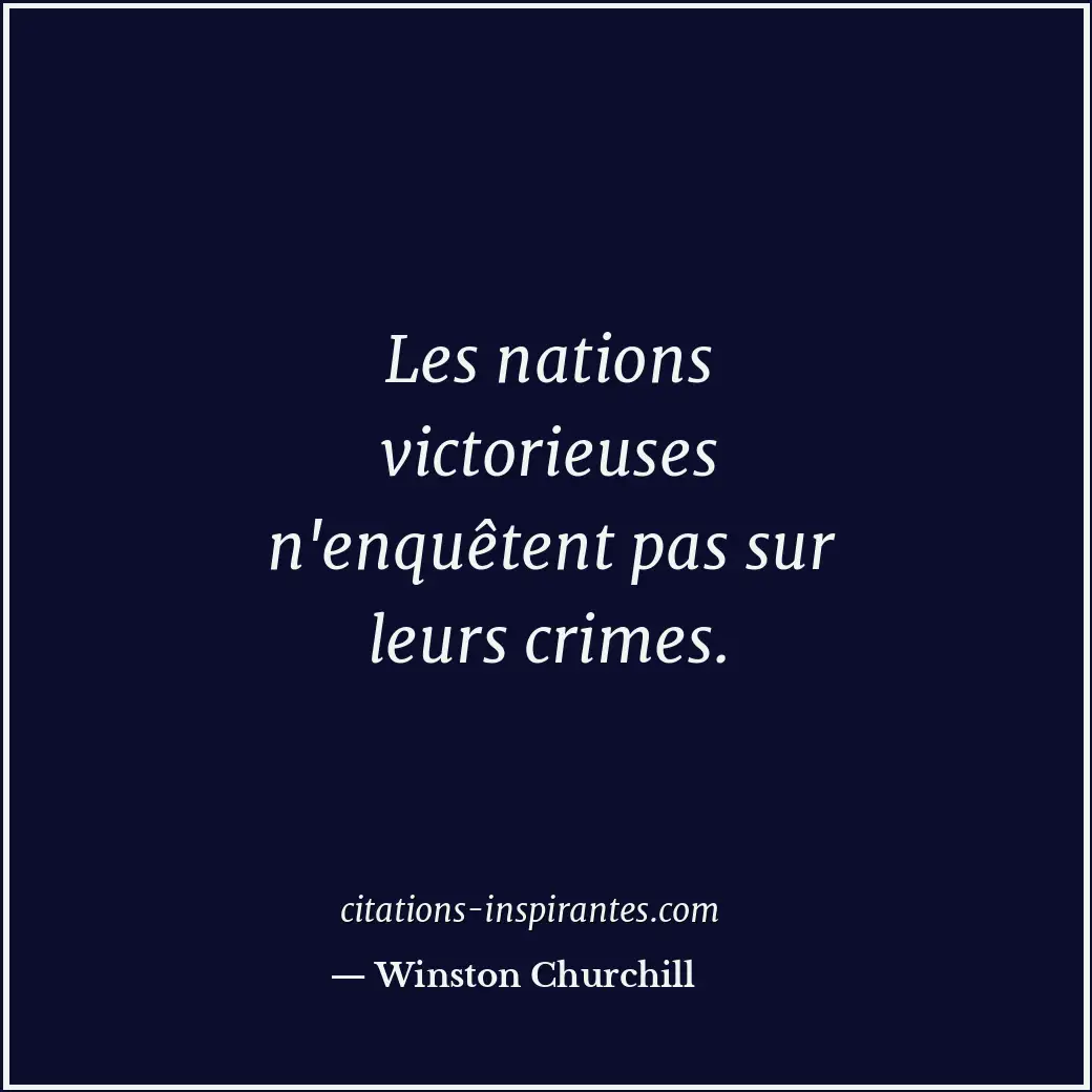 Citation de Winston Churchill