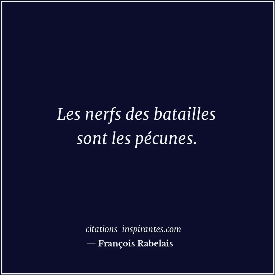 Citation de François Rabelais