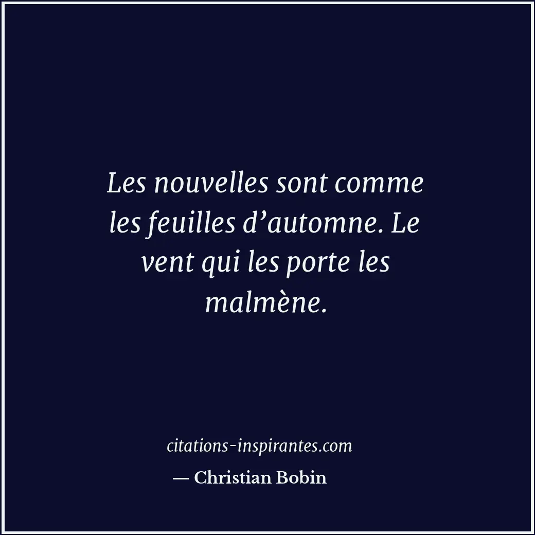 Citation de Christian Bobin