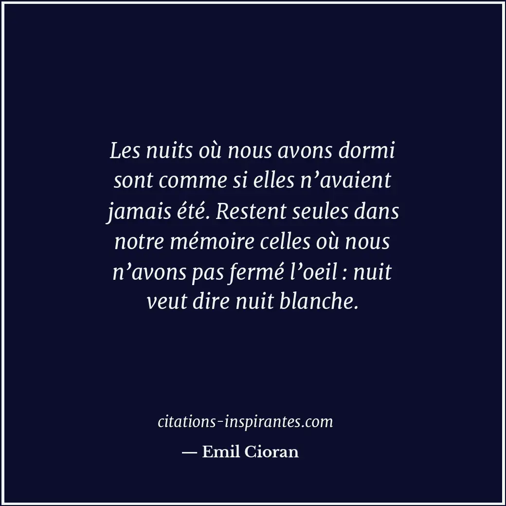Citation de Emil Cioran