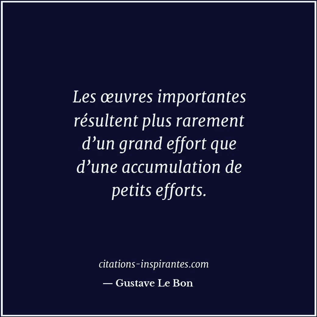 Citation de Gustave Le Bon