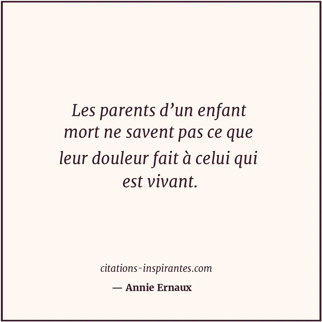 Citation de Annie Ernaux