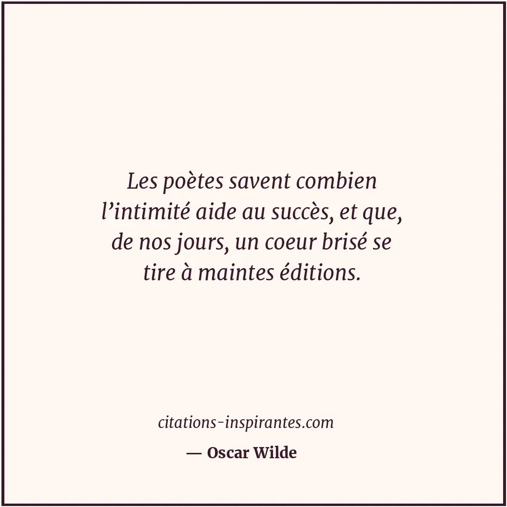 Citation de Oscar Wilde