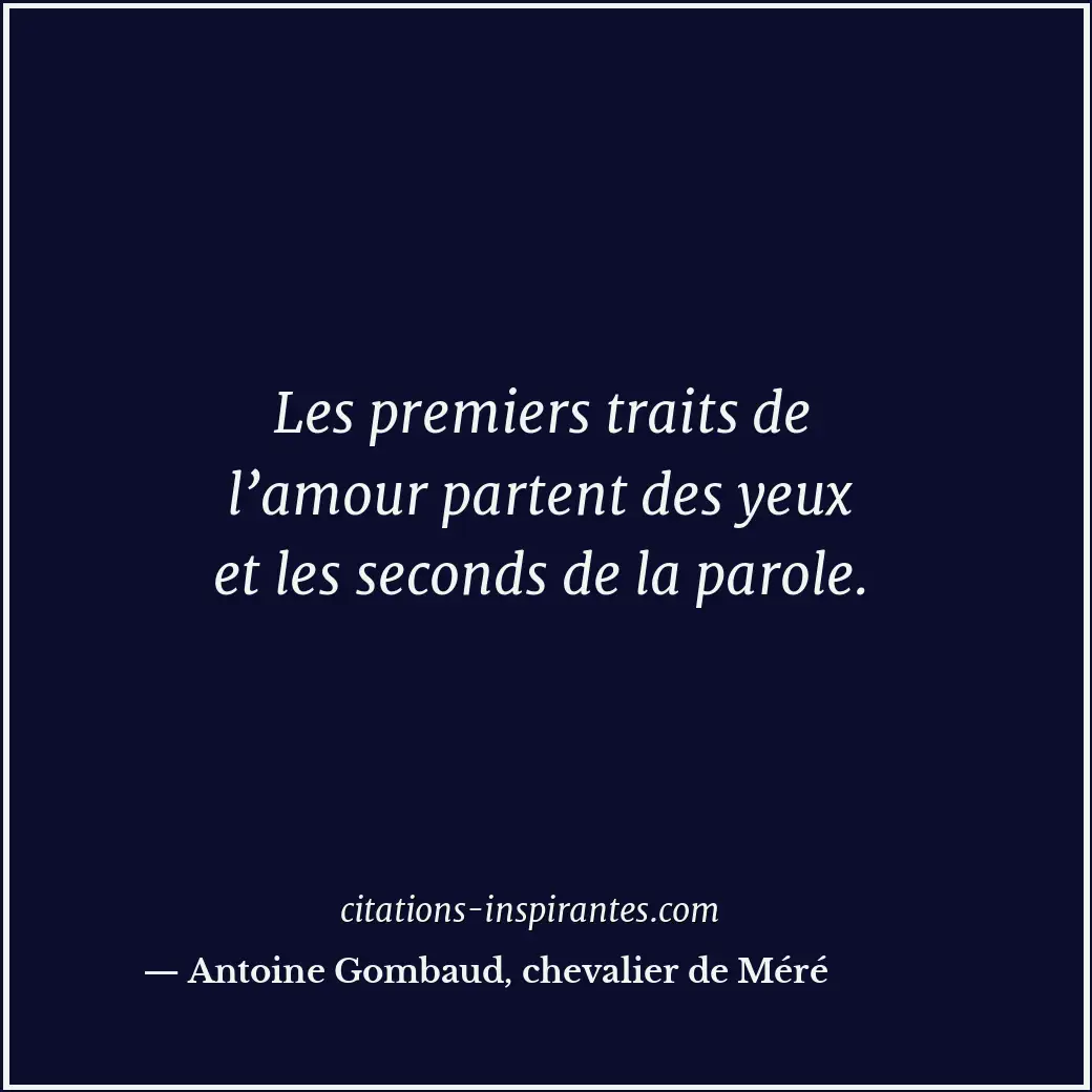 Citation de Antoine Gombaud, chevalier de Méré