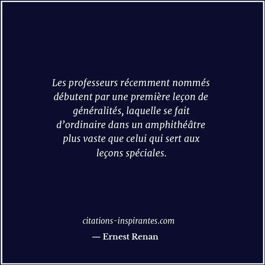 Citation de Ernest Renan