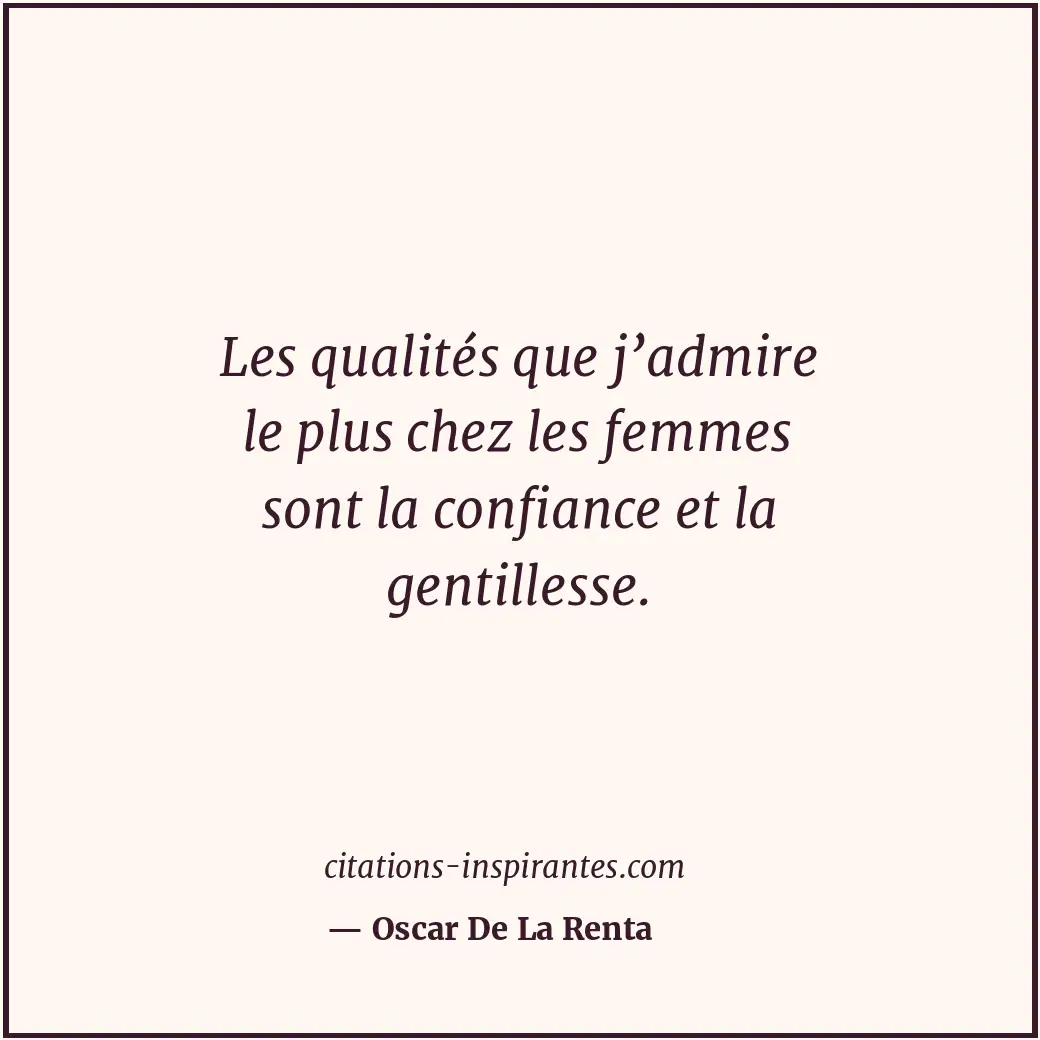 Citation de Oscar De La Renta